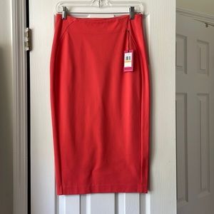 Vince Camuto peach pencil skirt